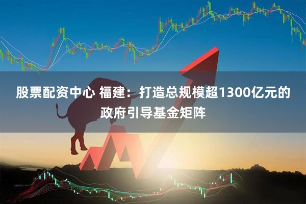 股票配资中心 福建：打造总规模超1300亿元的政府引导基金矩阵