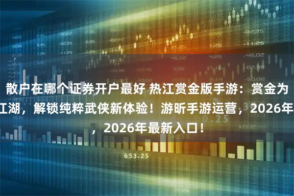 散户在哪个证券开户最好 热江赏金版手游：赏金为核，重闯江湖，解锁纯粹武侠新体验！游昕手游运营，2026年最新入口！